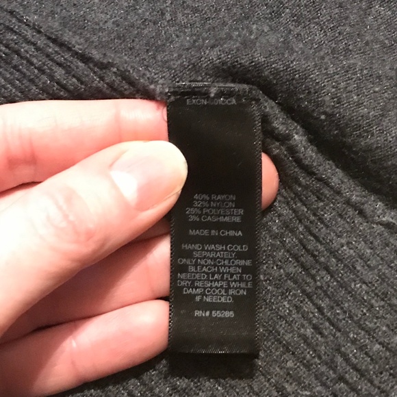 Express Open Front Cardigan, Charcoal Gray size M - Picture 11 of 15